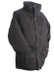 Black Ducksback Barren Grounds Parka posed and positioned as though being worn to show the shape of the jacket.