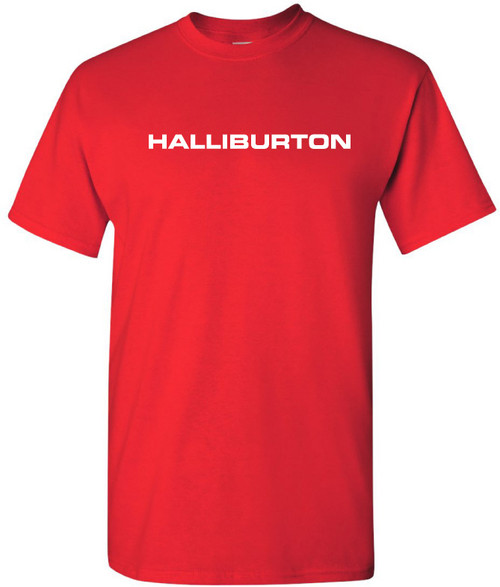 Halliburton Logo Political Funny Retro Cheney T-shirt - Interspace180