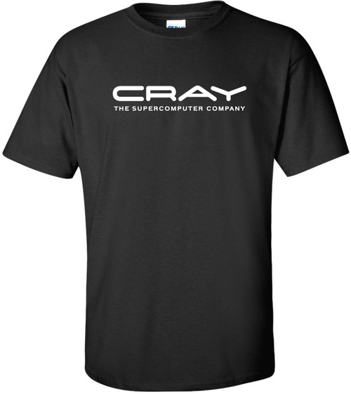 Cray The Supercomputer Company Vintage Logo T-Shirt - Interspace180