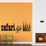 Safari Life Vinyl Wall Decal