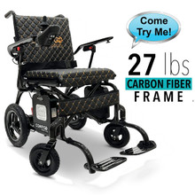 ComfyGo Phoenix - 26lbs Carbon Fiber Lightest Weight Electric Wheelchair