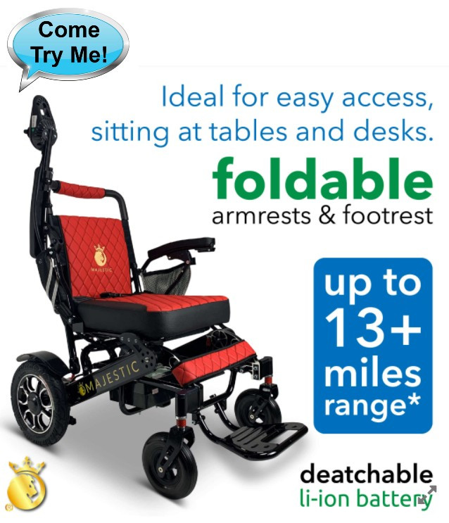ComfyGo Majestic IQ-7000 Remote Controlled Electric Wheelchair - Southern  Mobility and Medical