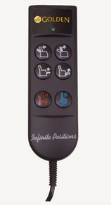 Golden 6 Button Infinite Position Lift Chair Hand Control (For PR535M26 Model)