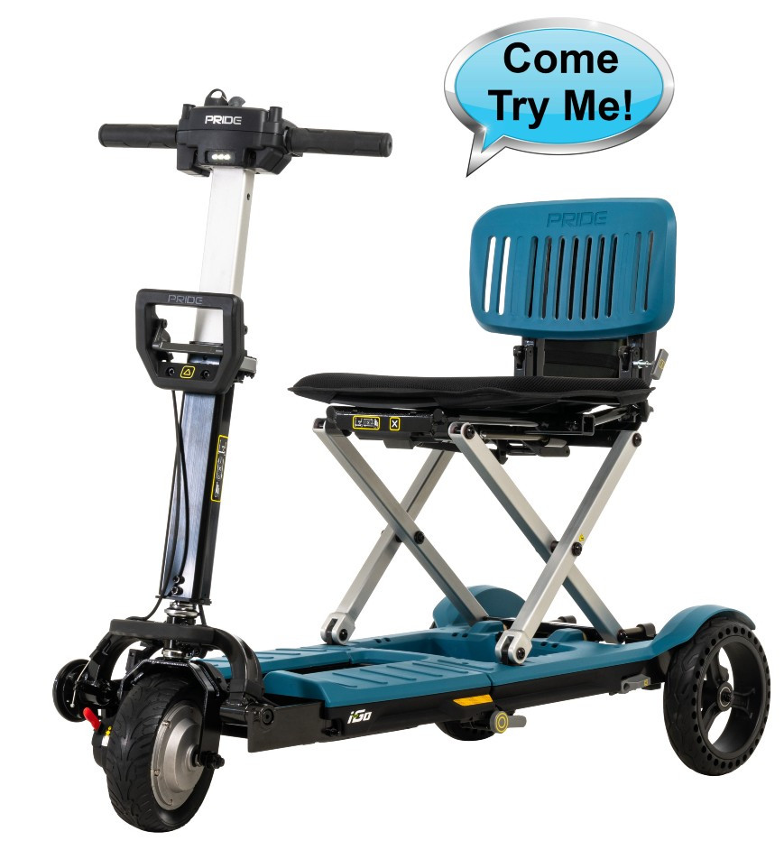 NEW! Pride i-GO 32 pounds for heaviest Part Folding Scooter - Southern  Mobility and Medical