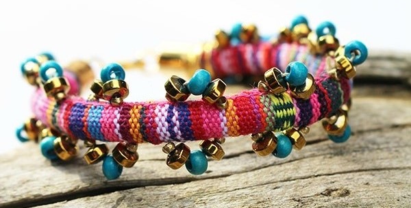 Boho Bracelet Tutorial - Happy Mango Beads