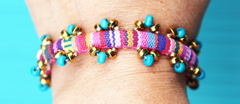 boho bracelet tutorial