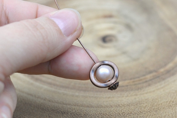 Copper & Pearl Earrings Tutorial DIY