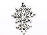 Italian Cross - Pewter Pendant (PW151)