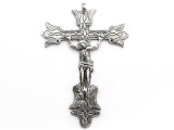 Large Crucifix - Pewter Pendant (PW198)