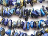 Lapis Lazuli Chip Nugget Gemstone Beads 9-12mm (GS858)