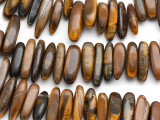 Tiger Eye Stick Gemstone Beads (GS916)