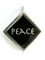 PEACE - Pewter Pendant (PW201)