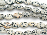 Dalmatian Jasper Oval Tabular Gemstone Beads 14mm (GS1027)