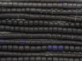 Black Glass Maasai Trade Beads 5mm - Africa (AT44)