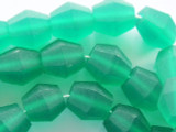 Emerald Green Bicone Resin Beads 19mm (RES200)
