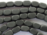 Black Block Resin Beads 12mm (RES325)