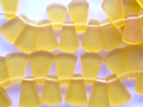 Marigold Yellow Trapezoid Resin Beads 24mm (RES287)