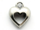 Open Heart - Pewter Pendant (PW269)