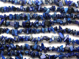 Lapis Lazuli Chip Gemstone Beads - 34" strand (GS1211)