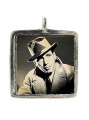 Humphrey Bogart - Pewter Picture Pendant (PW353)