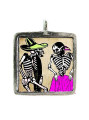 Day of the Dead - Pewter Picture Pendant (PW488)