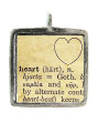 Heart - Pewter Picture Pendant (PW411)