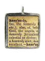 Heavenly - Pewter Picture Pendant (PW413)