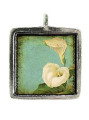 Calla Lily - Pewter Picture Pendant (PW414)