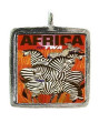 Africa Poster - Pewter Picture Pendant (PW498)