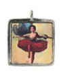 Tight Rope Walker - Pewter Picture Pendant (PW501)