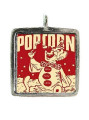 Popcorn - Pewter Picture Pendant (PW508)