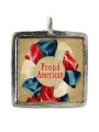 Proud American - Pewter Picture Pendant (PW374)
