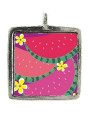 Watermelon - Pewter Picture Pendant (PW451)