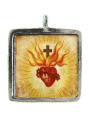Sacred Heart - Pewter Picture Pendant (PW458)