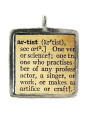 Artist - Pewter Picture Pendant (PW386)