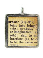 Create - Pewter Picture Pendant (PW462)