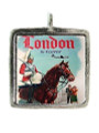 London Poster - Pewter Picture Pendant (PW463)