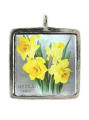 Daffodils - Pewter Picture Pendant (PW538)