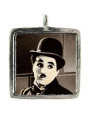 Charlie Chaplin - Pewter Picture Pendant (PW469)