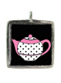Teapot - Pewter Picture Pendant (PW470)