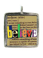 Believe - Pewter Picture Pendant (PW403)