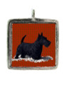 Scotty Dog - Pewter Picture Pendant (PW355)