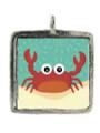 Crab - Pewter Picture Pendant (PW454)