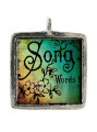 Vintage Song Book - Pewter Picture Pendant (PW510)