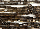 Smoky Quartz Cube Gemstone Beads 6mm (GS6013)