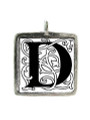 D - Pewter Picture Pendant (PW572)
