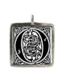 O - Pewter Picture Pendant (PW583)