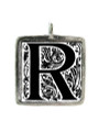 R - Pewter Picture Pendant (PW586)