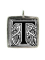 T - Pewter Picture Pendant (PW588)