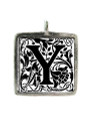 Y - Pewter Picture Pendant (PW592)